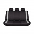 Set huse scaune auto Premium, model DIAMOND Core, design Sportiv,  universale, ergonomice, Piele Ecologica Matlasata, culoare Negru/Gri [3]