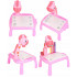 Masa Muzicala de Desen pentru copii cu Proiector, model Girafa, culoare Roz, 24 imagini, AVX-WT-222-2-PINK-GIRAFFE [4]