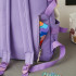 Set 4-in-1 pentru Scolari sau Prescolari - (rucsac, geanta de umar, plic elegant, penar), culoare VIOLET cu IEPURAS, Cod AVX-WT-BUNN-VIOLET [3]