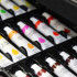 Set 145 piese pentru pictura, pentru copii sau adulti, pixuri de colorat, creioane colorate si vopsele de pictura, cu geanta de transport ROZ UNICORN, model AVX-WT-MONETE145 [4]