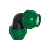 Cupla compresiune cotita conducta-pe 32x32 pe-conducta 10bar pp 03060030 Cupla compresiune cotita conducta-pe 32x32 pe-conducta 10bar pp 03060030