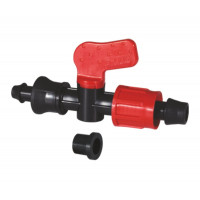 Conector picurare banda 17 x conducta-pe, cu garnitura d14mm, cu robinet 07350010 amb-25 Conector picurare banda 17 x conducta-pe, cu garnitura d14mm, cu robinet 07350010 amb-25