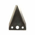 MTD piese Cutit lama superioara esm 73x50.8x2.0mm 3gauri o6.3x10 la30.8mm  mtd bm87-35, al-ko bm660 bm660ii bm870/ii bm875ii [2]