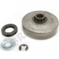 Pinion lant stihl 024 026 ms240 ms260 pas.325 ca 75000789, cu pahar ambreiaj, 32-002 fara rulment 10x13x10 33-508 ca Pinion lant stihl 024 026 ms240 ms260 pas.325 ca 75000789, cu pahar ambreiaj, 32-002 fara rulment 10x13x10 33-508 ca