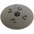 Suport cutit, plastic  d17mm  h30mm  d170mm  mtd 30cm 31cm 32cm 34cm 38cm etc   ca 51-08-0965  6032328  fv-9100703/2cs  amb-2 [2]