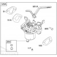 Briggs&Stratton Carburator briggs & stratton 130g32-0161 130g32-0258 etc 596203 Briggs&Stratton Carburator briggs & stratton 130g32-0161 130g32-0258 etc 596203