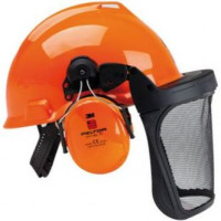 Casca protectie, cu viziera plasa,casti antifonice peltor g22d/h510fh Casca protectie, cu viziera plasa,casti antifonice peltor g22d/h510fh