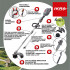Ikra Motounealta universala bat. ikra ib-mt 36 4-in-1 fara incarcator fara baterie 36v compatibil bosch [3]