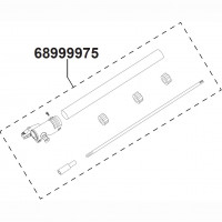 Teava superioara bronto strong br52, ikra ibf43-1 ibf52  cu ax antrenare, bucse, cupla rapida  68999975