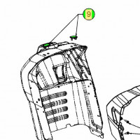 MTD piese Tampon cauciuc capota mtd etc 2023--  735-05199