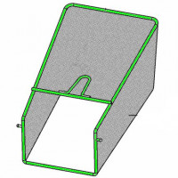 Rama cos colector ikra ibrm1446tl  77007147, fara sacul 77007148