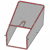 Ikra Sac panza cos colector ikra ibrm1446tl gri  77007148, fara rama 77007147
