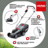 Ikra Masina tuns gazon bat. 33cm ikra ib-lm 33  fara incarcator fara baterie 36v compatibil bosch [5]
