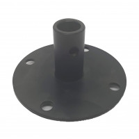 Pubert Ax roata de fier pubert, scurt  80mm -negru   8002010304