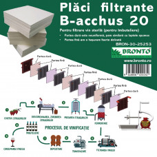 Placi filtrante b-acchus 20