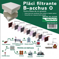 Bronto Placi filtrante'vin 20×20    °0 [25buc.] b-acchus