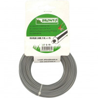 Bronto Fir nylon 2.4mm 15m rotund- bronto, cu eticheta, cu insertie, gri Bronto Fir nylon 2.4mm 15m rotund- bronto, cu eticheta, cu insertie, gri