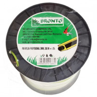 Bronto Fir nylon 3.0mm 200m patratic- bronto, pe bobina, cu insertie Bronto Fir nylon 3.0mm 200m patratic- bronto, pe bobina, cu insertie