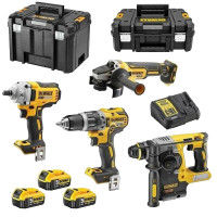 DeWalt Set combo 18v dcd796+dcf891+dch273+dcg405, 3x5ah, t staktm dewalt DeWalt Set combo 18v dcd796+dcf891+dch273+dcg405, 3x5ah, t staktm dewalt