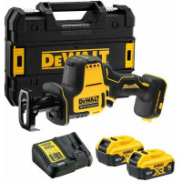 DeWalt Ferastrau sabie cu acumulator 18 v + 2 x 5 ah acumulatori + incarcator in t staktm dewalt