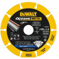 DeWalt Disc diamantat, dewalt extreme, 125 x 22.2 x 1.3 mm, pentru otel/aluminiu/metal dewalt DeWalt Disc diamantat, dewalt extreme, 125 x 22.2 x 1.3 mm, pentru otel/aluminiu/metal dewalt