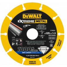 DeWalt Disc diamantat, dewalt extreme, 125 x 22.2 x 1.3 mm, pentru otel/aluminiu/metal dewalt DeWalt Disc diamantat, dewalt extreme, 125 x 22.2 x 1.3 mm, pentru otel/aluminiu/metal dewalt