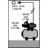 T.I.P. Hidrofor 1100w 22ltr 4800l/h t.i.p. hwg 80/46-1100  aspirare 9m, refulare 46m 4.6bar (1 )25mm [2]