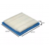 Filtru aer patrat 117x117x20cm  briggs 3hp 3.5hp 5hp etc  us-101-044  ca 399877 [2]