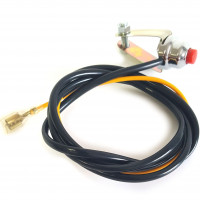 Intrerupator p/o buton pe ghidon, cu colier, cablu 120cm, normal deschis us-151-070 x Intrerupator p/o buton pe ghidon, cu colier, cablu 120cm, normal deschis us-151-070 x
