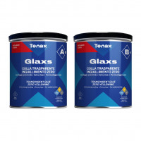 Adeziv / mastic solid transparent, pt. piatra naturala si quartz - Tenax Colla GLAXS Part A+B (1.45kg)