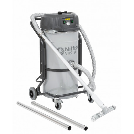 Aspirator Industrial Umed/Uscat pt. materiale fierbinti, VHS 120CB FN ALL-IN-ONE - 2kW, 25litri - Nilfisk-4012300136 [1]