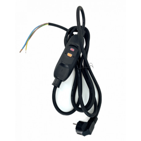 Cablu de alimentare 230V 16A IP66 cu stecher si siguranta PRCD, intrerupator de protectie personala pentru scule KEDU PD22A - CNO-CK-PRCD-cablu [1]