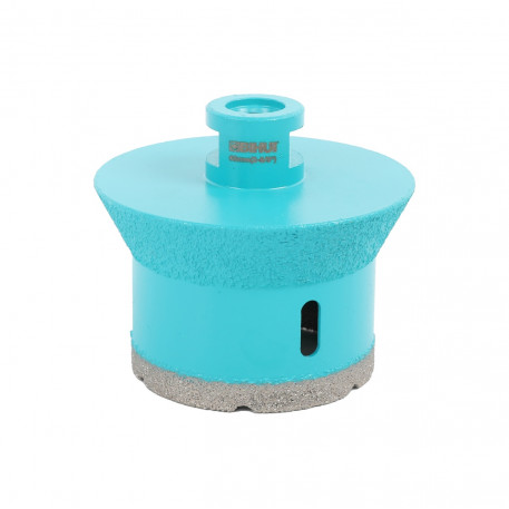 Carota Diamantata pentru ventil scurgeri in gresie portelanata, piatra - diametru 68 / 88mm - prindere M14 - BIHUI-DMM68 [1]