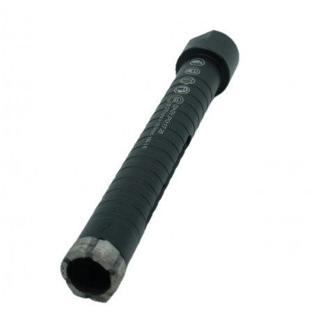 Carota diamantata PREMIUM ø25mm x 180mm x M16 pentru gaurire Beton armat, Zidarie, Granit - DXDY.P0117.25 [1]