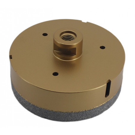 Carota diamantata pt. gresie portelanata & piatra - diam. 100mm - Premium - DXDY.GOLDrill.100 [1]