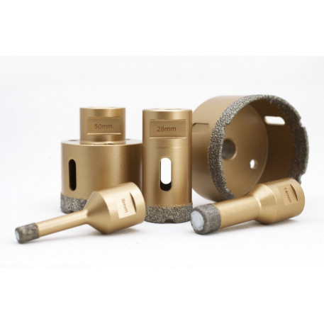 Carota diamantata pt. gresie portelanata & piatra - diam. 120mm - Premium - DXDY.GOLDrill.120 [1]