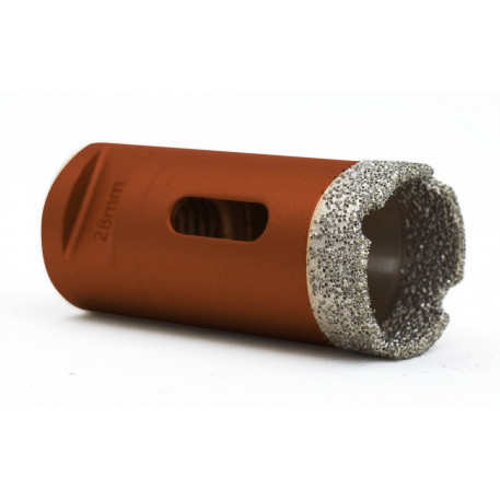 Carota diamantata pt. gresie portelanata & piatra - diam. 28mm - Profesional Standard - DXDY.REDrill.28 [1]