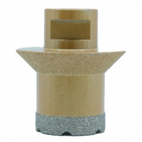 Carota diamantata pt. gresie portelanata & piatra - diam. 35-55mm Ventil - Premium - DXDY.GOLDrill.35-55V Carota diamantata pt. gresie portelanata & piatra - diam. 35-55mm Ventil - Premium - DXDY.GOLDrill.35-55V