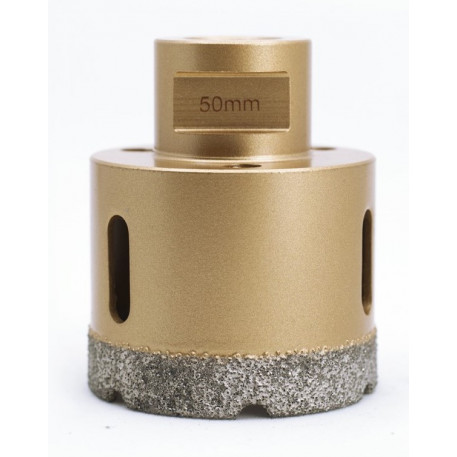 Carota diamantata pt. gresie portelanata & piatra - diam. 55mm - Premium - DXDY.GOLDrill.55 [1]