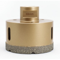 Carota diamantata pt. gresie portelanata & piatra - diam. 68mm - Premium - DXDY.GOLDrill.68