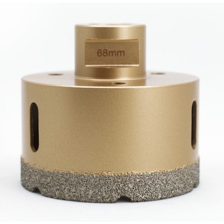 Carota diamantata pt. gresie portelanata & piatra - diam. 68mm - Premium - DXDY.GOLDrill.68 [1]