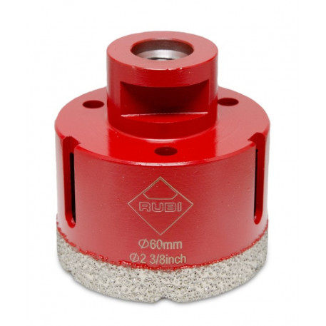 Carota diamantata pt. portelan, placi ceramice DryGres 60mm - RUBI-4915 [1]