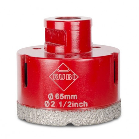 Carota diamantata pt. portelan, placi ceramice DryGres 65mm - RUBI-4916 [1]