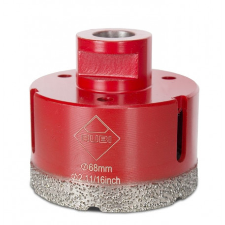 Carota diamantata pt. portelan, placi ceramice DryGres 68mm - RUBI-4917 [1]