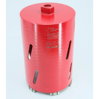 Carota diamantata Super PREMIUM ø127mm x 180mm x M16 pentru gaurire Beton armat, Zidarie, Granit - DXQZ.REDCORE.127 Carota diamantata Super PREMIUM ø127mm x 180mm x M16 pentru gaurire Beton armat, Zidarie, Granit - DXQZ.REDCORE.127