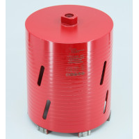 Carota diamantata Super PREMIUM ø162mm x 180mm x M16 pentru gaurire Beton armat, Zidarie, Granit - DXQZ.REDCORE.162 Carota diamantata Super PREMIUM ø162mm x 180mm x M16 pentru gaurire Beton armat, Zidarie, Granit - DXQZ.REDCORE.162