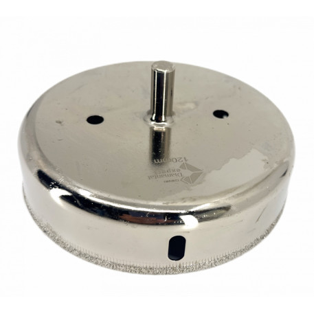 Carota diamantata WETDrill 120mm - gaurire cu apa pt. portelan, faianta, gresie etc. - Profesional Standard. - DXDY.WETDrill.120 [1]