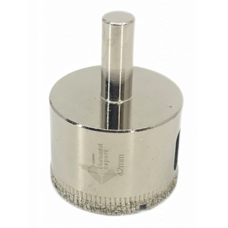 Carota diamantata WETDrill 42mm - gaurire cu apa pt. portelan, faianta, gresie etc. - Profesional Standard. - DXDY.WETDrill.42 [1]