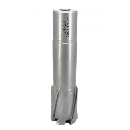 Carota pt. otel din carbura de tungsten, ∅24mm, h=50mm, cu prindere Weldon - DXDY.P-TCT-50.24.W [1]