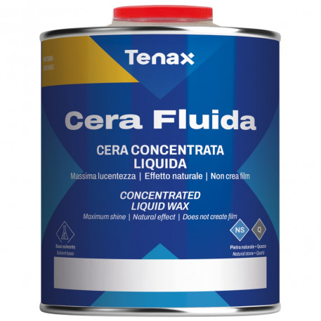 Ceara lichida concentrata, transparenta, pt. piatra naturala - Tenax Cera Fluida 1litru [1]